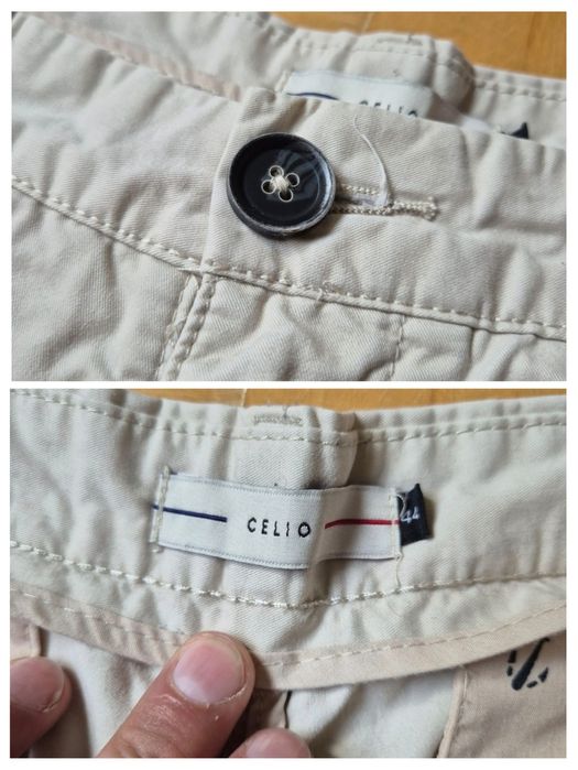 Pantaloni Scurți Bărbătești CELIO - Bej Deschis (Camel), Mărimea 44