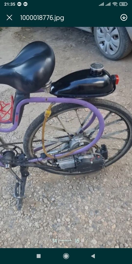 Bicicleta cu motor originală