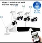 KIT 4 camere cu microfon încorporat de Supraveghere Wireless ,3Mpx,Nou