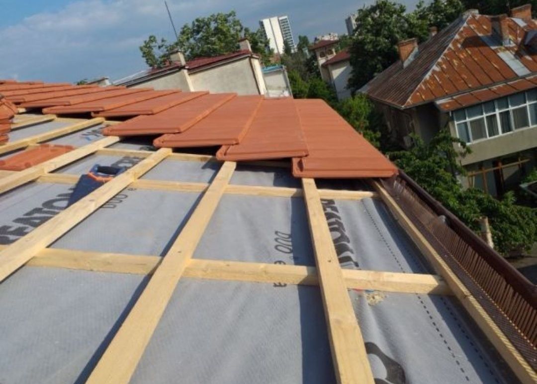 Reparatii acoperisuri tigla metalica jgheaburi salceag burlane