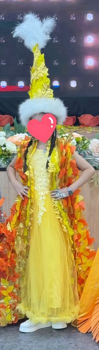 Костюм на осенний бал. Күз аруы