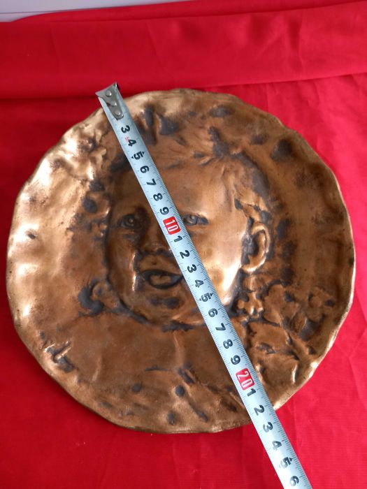 Emile Derre, Авторско Бронзово Пано Момченце 19Век