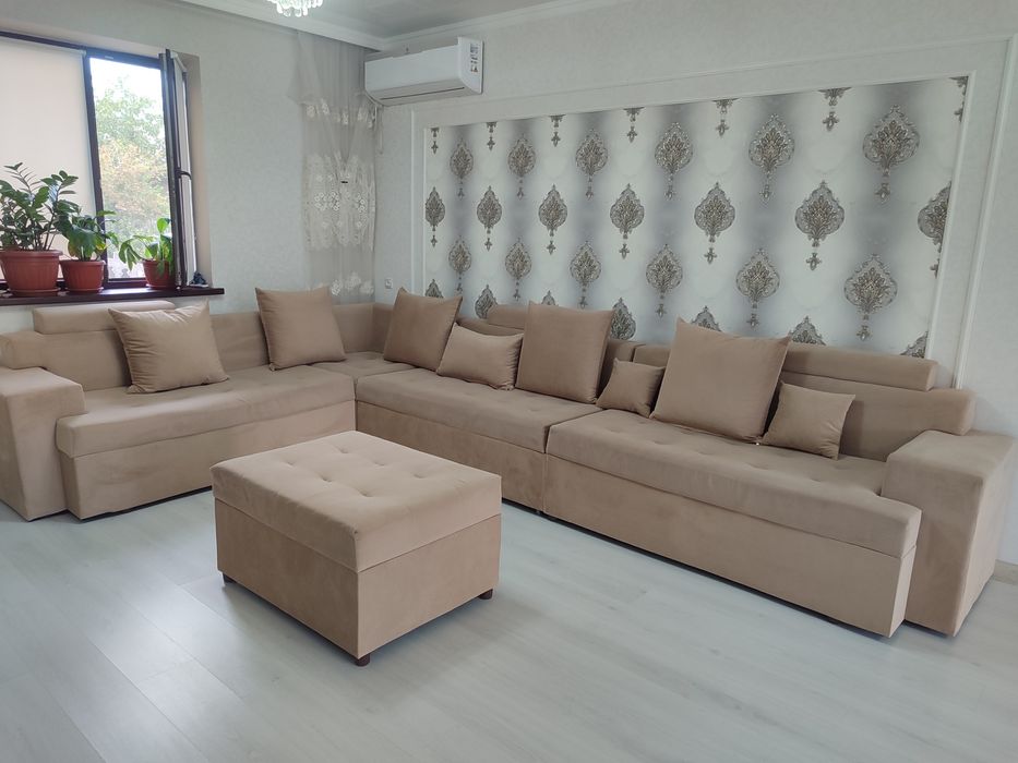 Диван ені 2 метр, ұзындығы 4 метр.