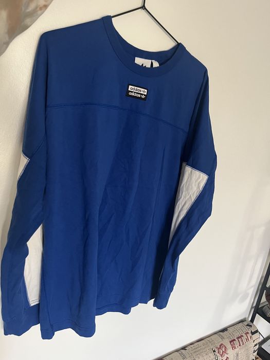 Bluza Adidas albastru alb