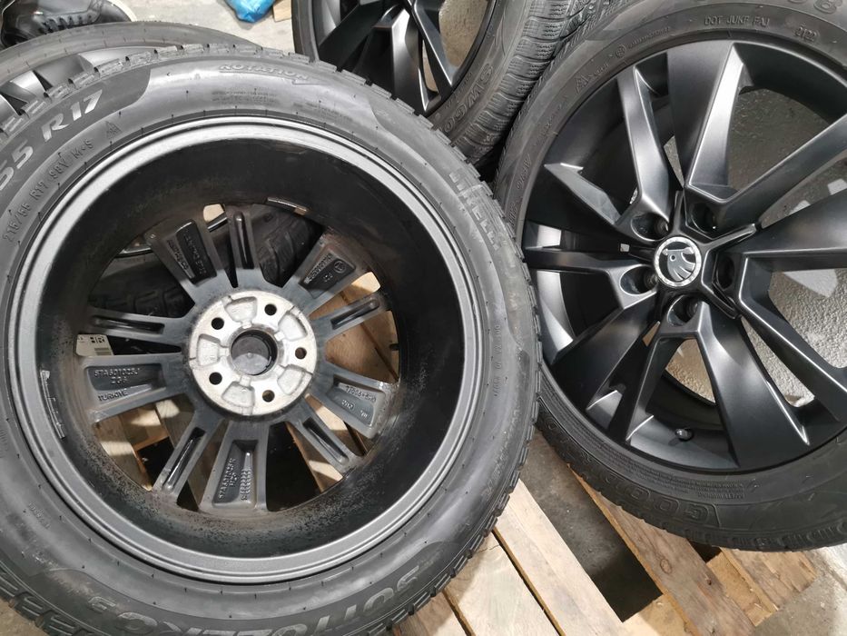 Jante Originale Skoda Karoq / Kodiaq . R 17 cu anvelope de iarna
