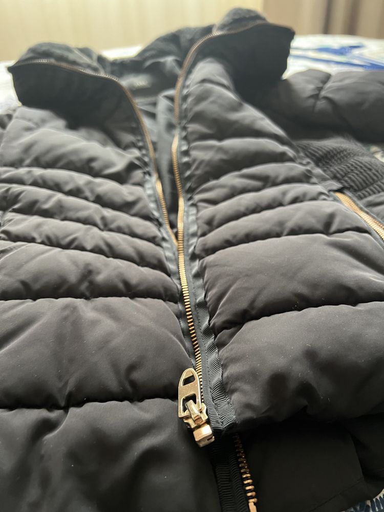 Тъмносиньо дамско яке ZARA
