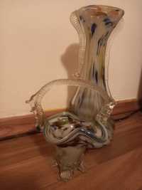 Vaza și coșuleț sticla de murano