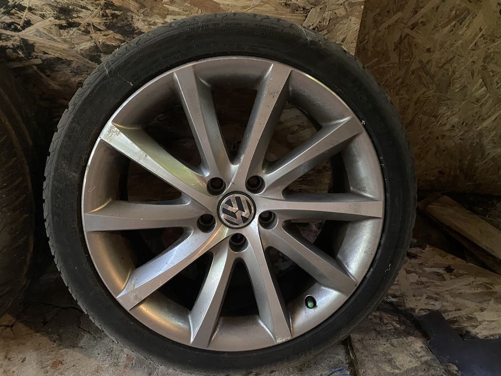 Jante + anvelope VW Passat 3C Samarkand 5x112 235 40 18 Golf Audi A4