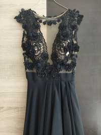 Черна бална рокля