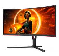 Monitor gaming curbat LED VA AOC 34", WQHD, DisplayPort, 165Hz,