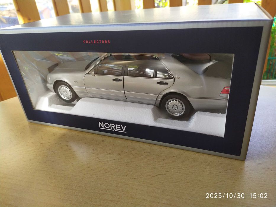 1:18 Метален модел на Mercedes Benz S600 /W140/ - Норев