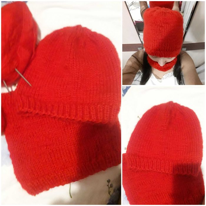 Шапка+снуд. Ручная работа.