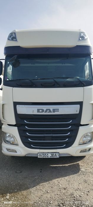 DAF XF Euro6 460. прицеп schmitz стена 5см 2016