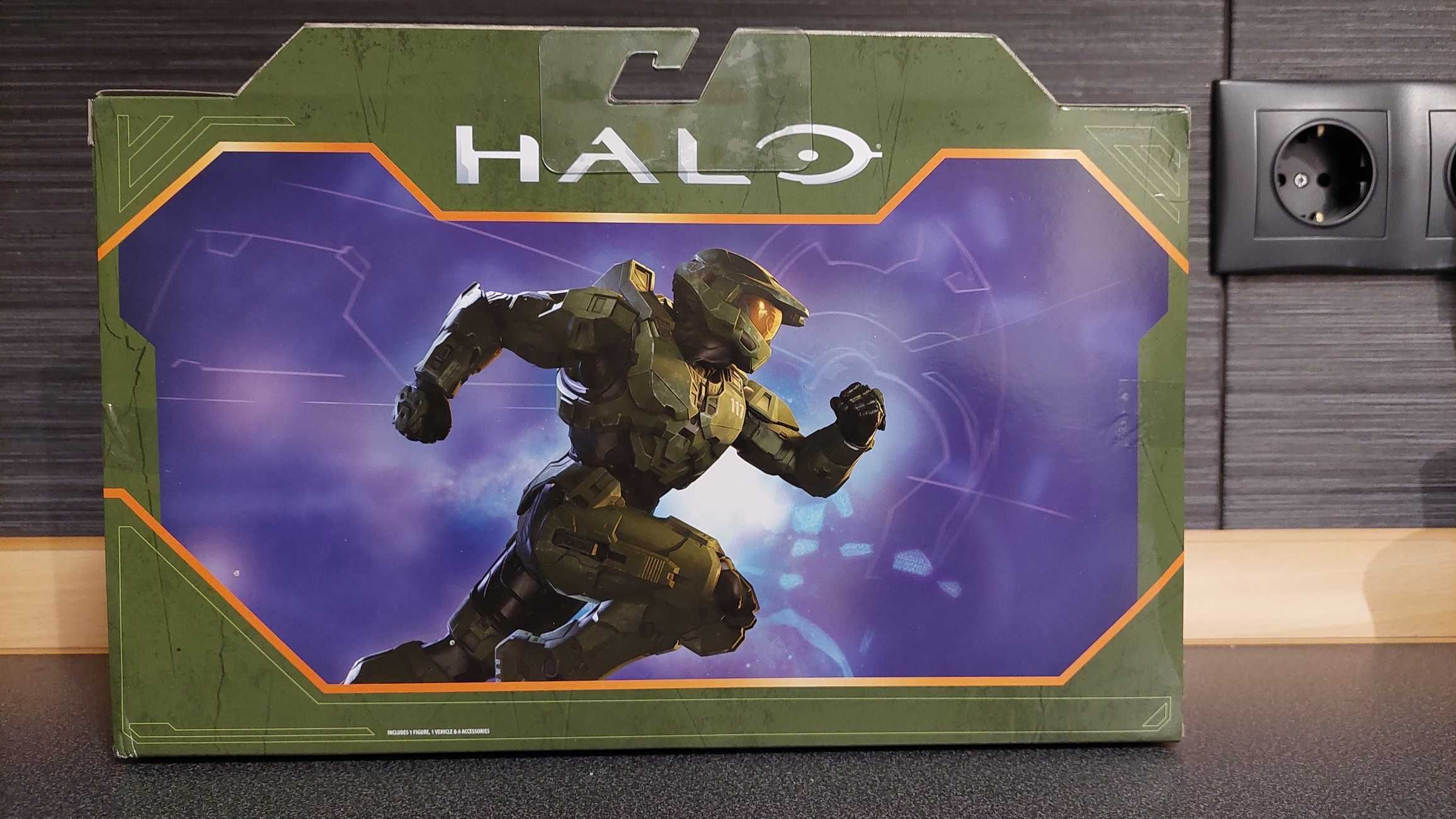 Set figurine Halo Master Chief si ATV Mongoose - 1/18 - Jazwares