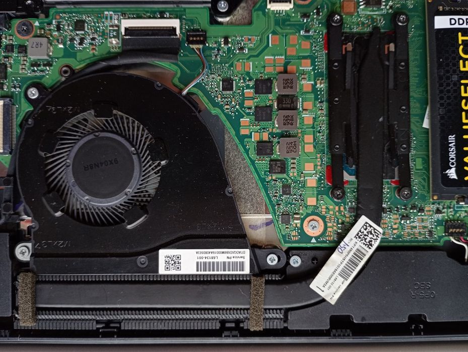 Cooler laptop HP Pavilion 15s-fq1000nq Intel i7 1065G7