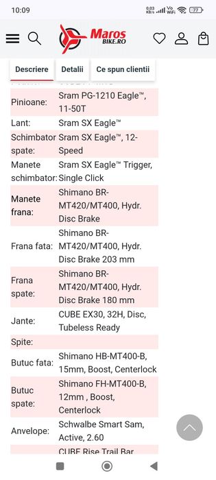 Bicicleta electrica Cube