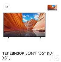 Телевизор SONY "55" KD-X81J
