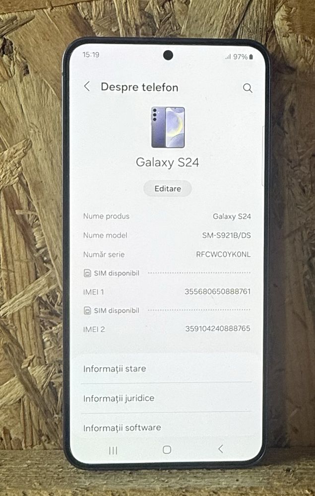 Samsung s24 Pret 1750 lei