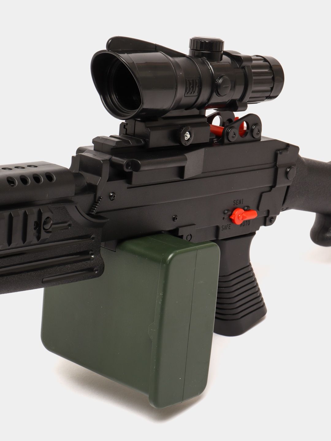 Игрушечный Пулемёт M249 с аккумулятором для автоматической стрельбы