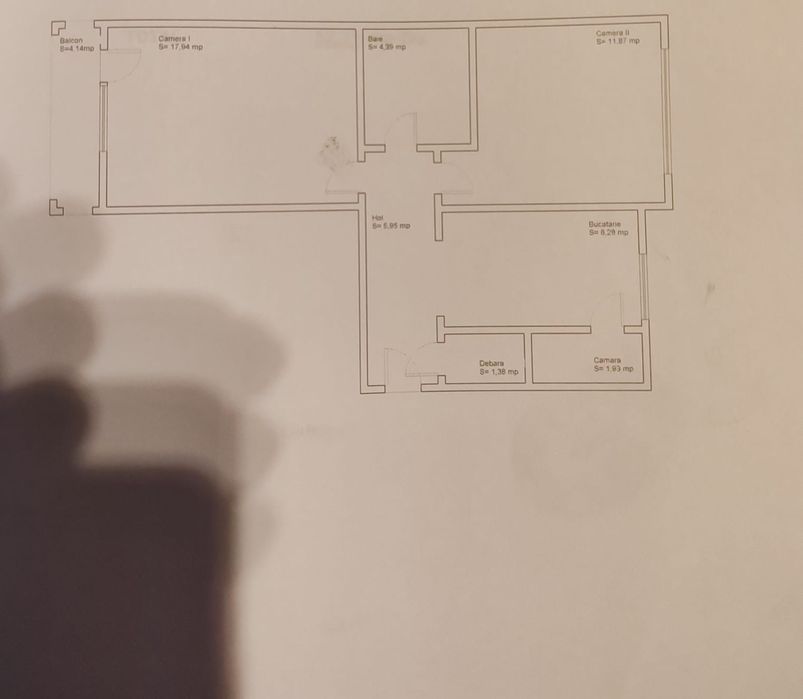 Apartament 2 camere zona Tudor