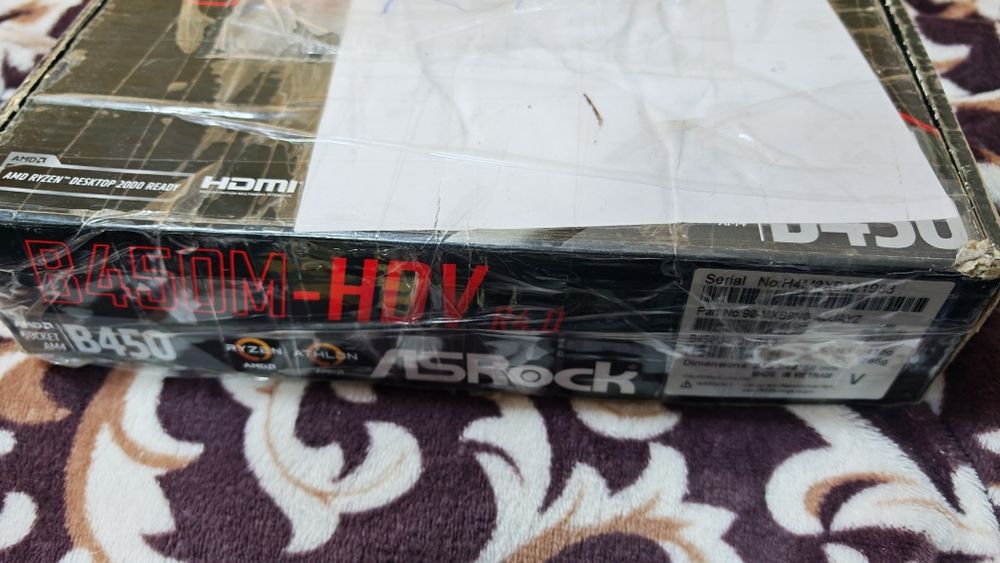 Placa de baza AS Rock B450M-HDV R4.0