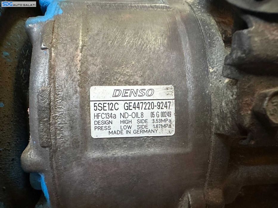 Compresor AC Aer Conditionat Clima Climatronic Toyota Avensis T25 1.8 VVTI 2003 - 2009 Cod 447220-9247 [V0594]