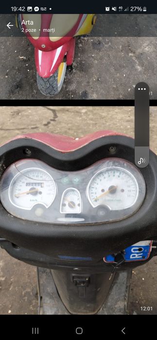 Vind doua scutere piagio150 cc  si un ate 125 ccveu
