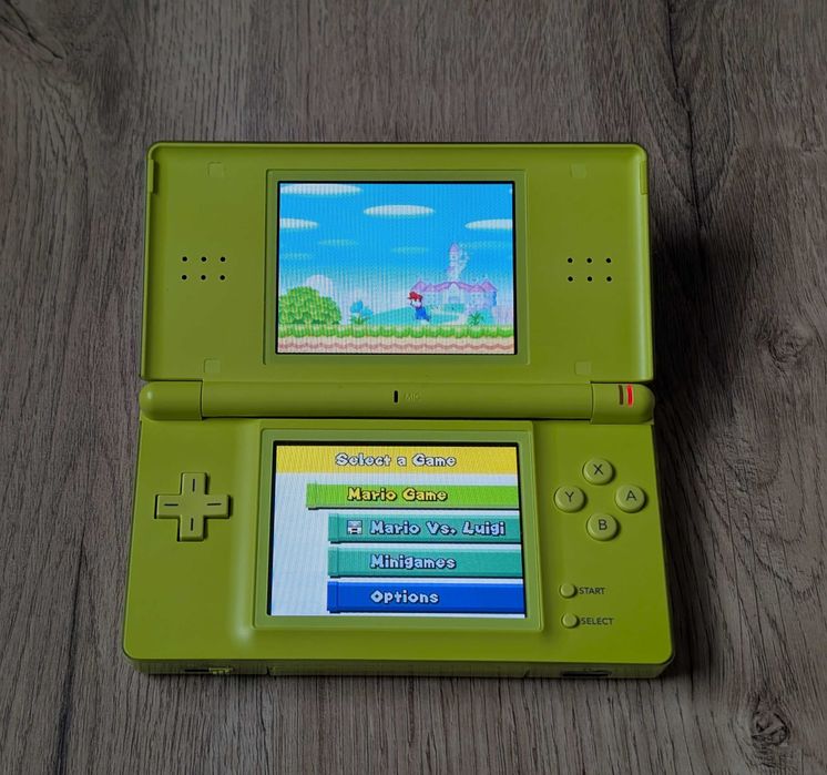 Nintendo Ds Lite Green modat, de top top