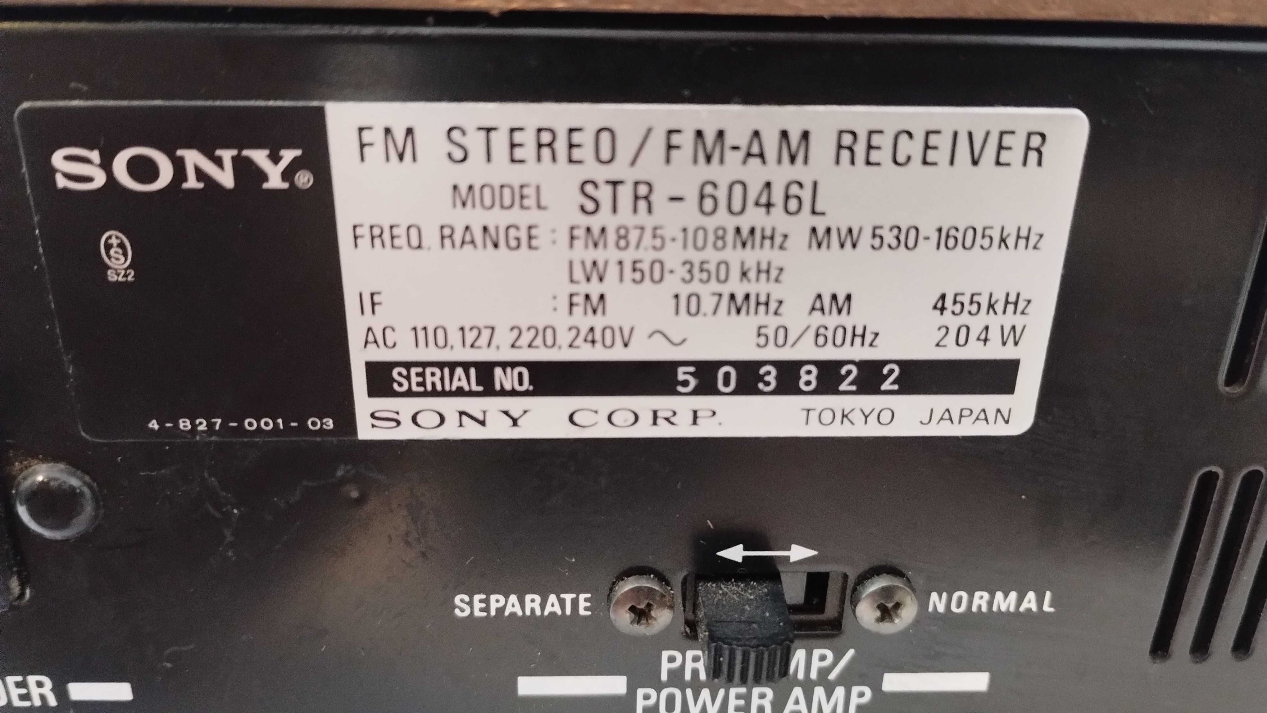 accesoeii audio hi fi amplituner Sony str6046 pt piese sau restaurare