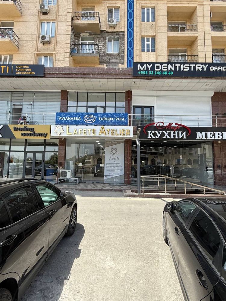 Новостройка Паркентский / 80м2 Центра города / 1-Этаж 80м2