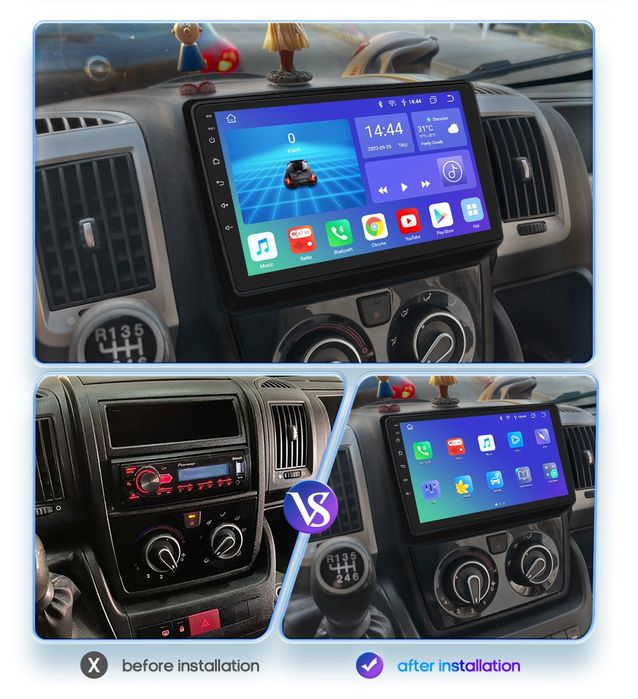 Мултимедия Citroen Jumper, Peugeot Boxer, Fiat Ducato GPS навигация