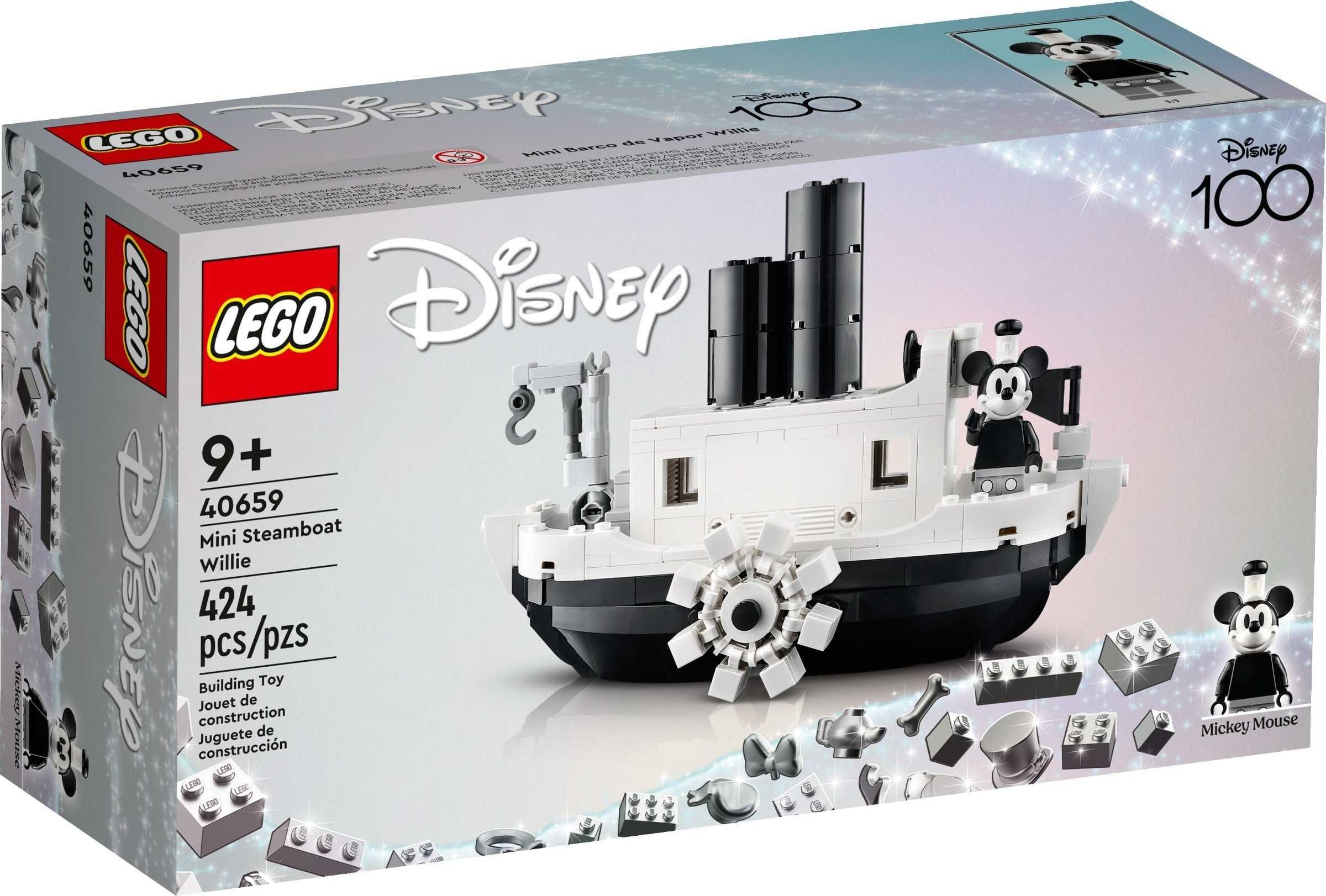 LEGO Disney - 40659: Mini Steamboat Willie-NOU- Mickey Mouse