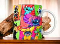 Cana personalizata, Stitch, ceramica, 350 ml