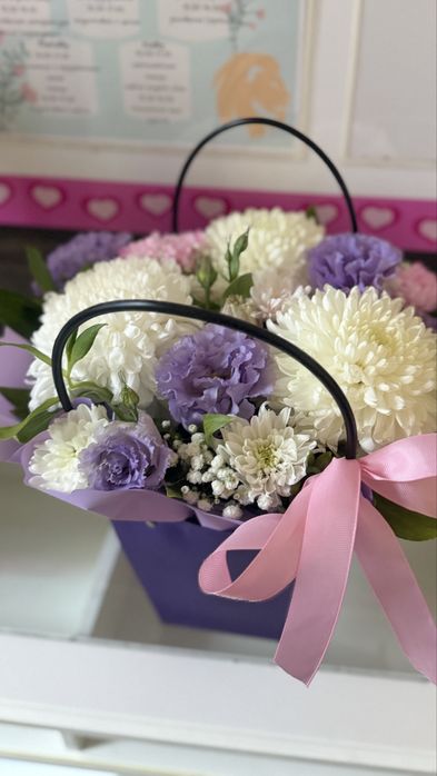 Букет красивый и свежий. Цветы