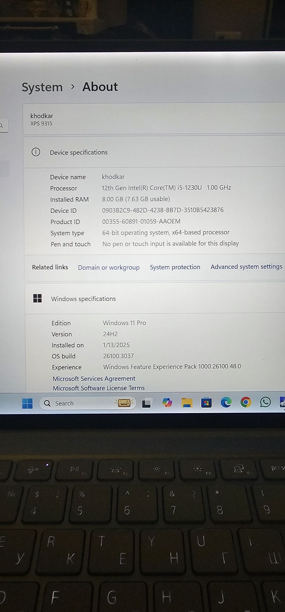 Продаеться ноутбук  Dell xps 9315 .