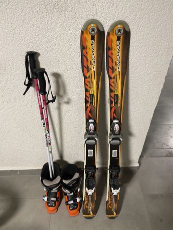 Set skiuri cu clapari 110 cm