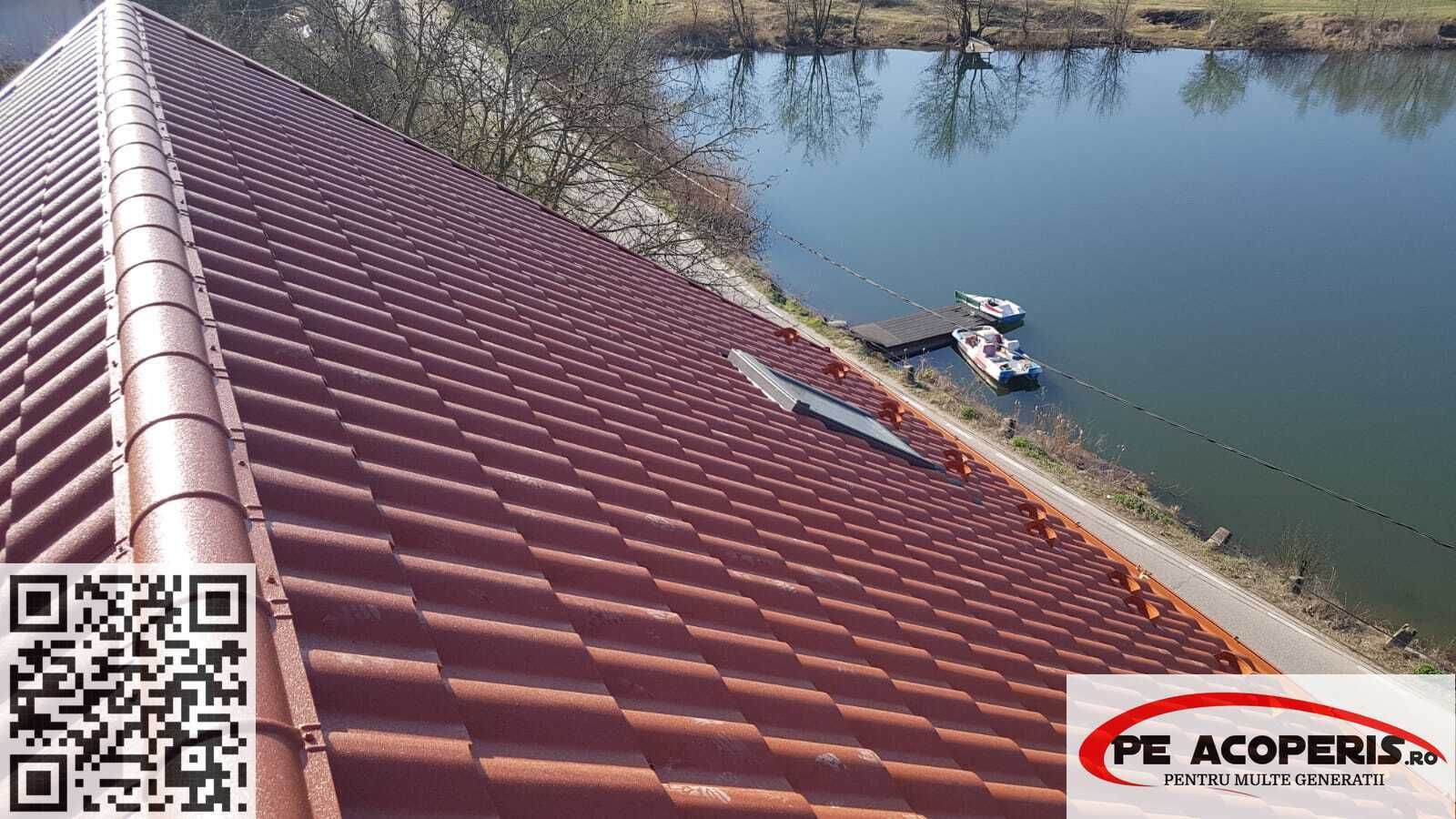 Tigla metalica Bilka pentru acoperis - livrare montaj plata si in Rate