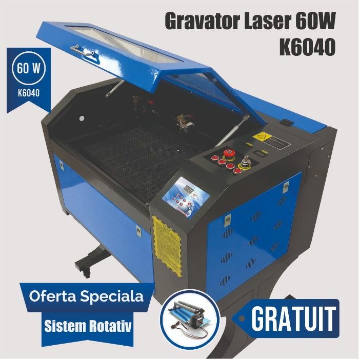 Gravator Laser K60400 - 60W - 600x400mm