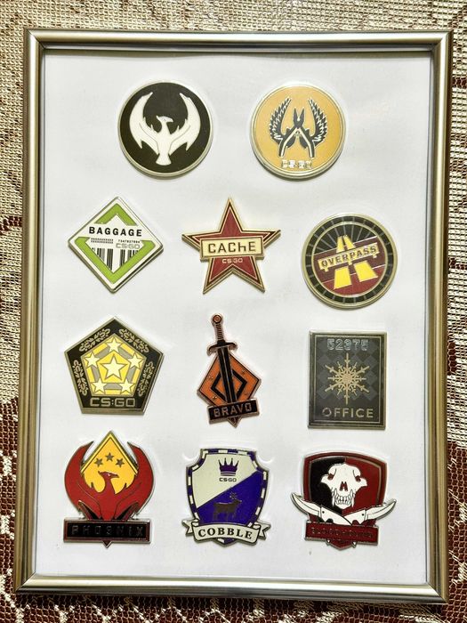 CS GO Pin/Insigne Seria 2 completă originale CSGO