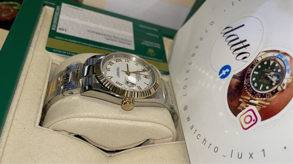 Rolex Lady Date Just 36 mm Roman Numbers