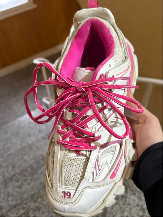 Balenciaga track white and pink