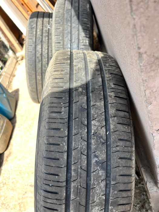 Jante 4x100+anvelope continental 185 65 r15 (Dacia Logan)