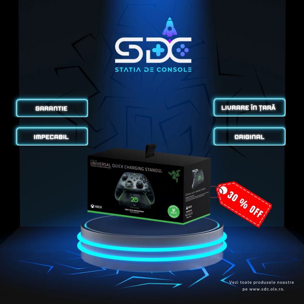 SIGILAT Incarcator Razer Quick Charging Stand XBOX Controller - 20th
