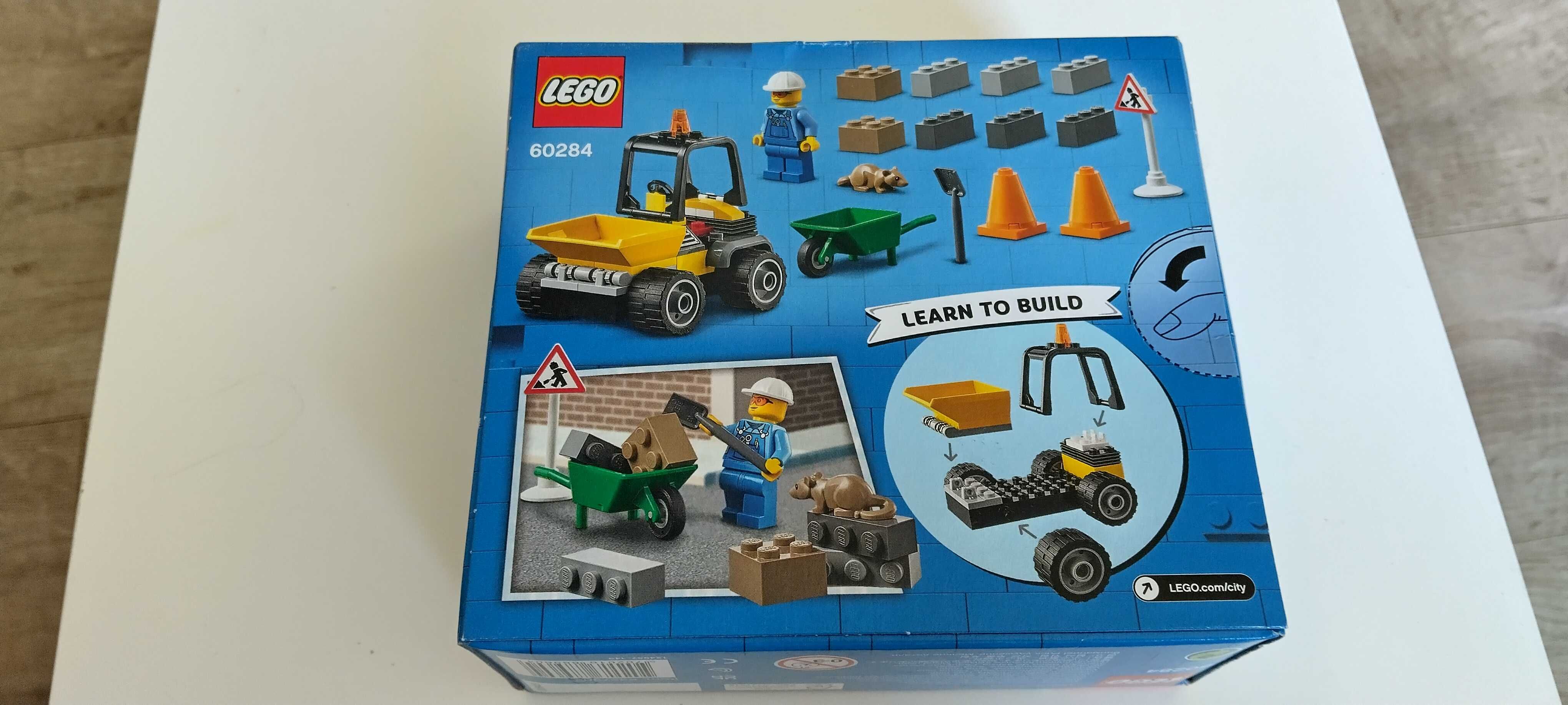 Конструктор LEGO City Камион за пътни ремонти 60284