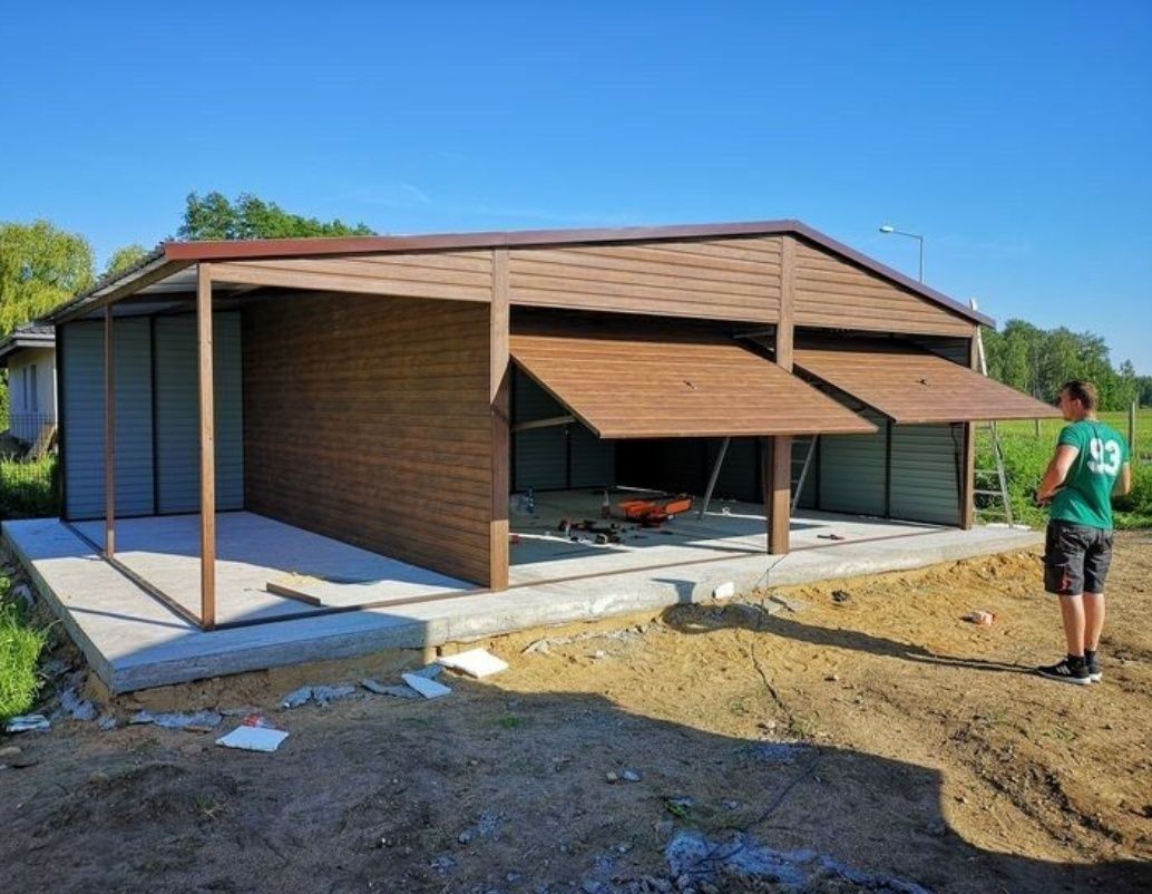 Construim garaj auto pe structură metalică