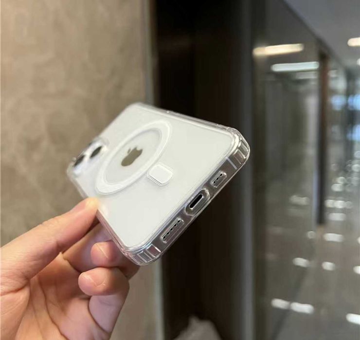 Husa din silicon compatibila MagSafe pentru iPhone 15 Plus , 15 Pro