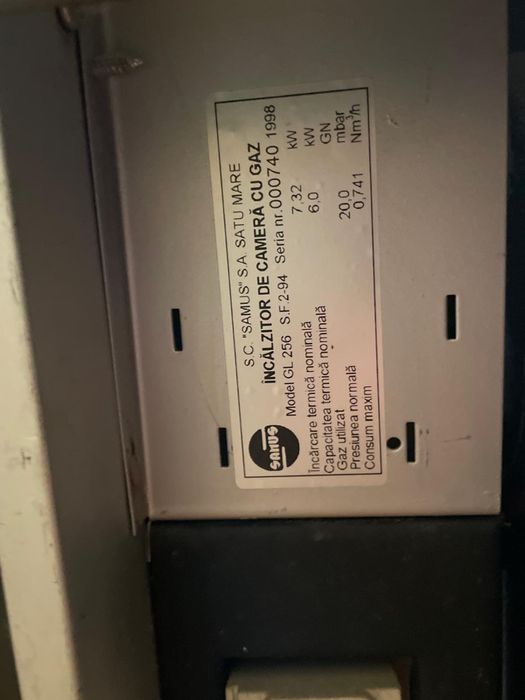 Vand convector pe gaz, stare foarte buna