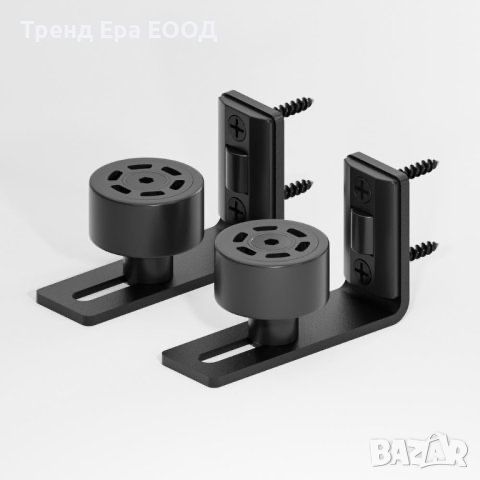Ролка за плъзгаща врата – долен водач с регулиране и монтажен комплект