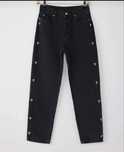 Blugi mom fit cu pietre marimea L