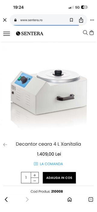 Decantor de ceara 4L Xanitalia